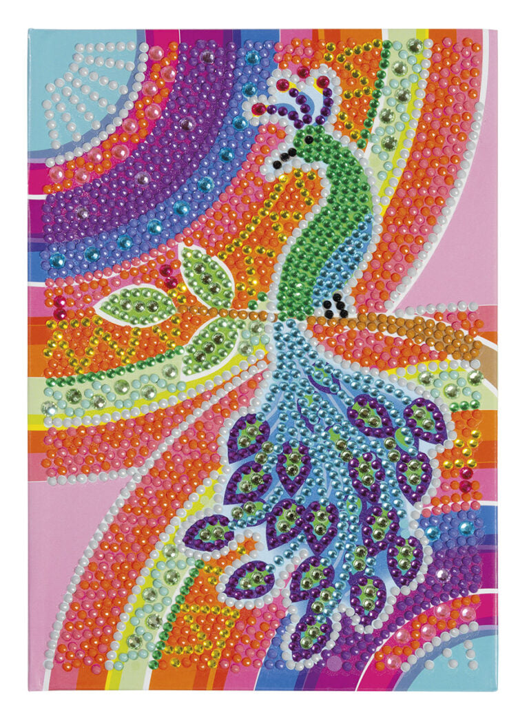 Peacock Diamond Paint Notebook