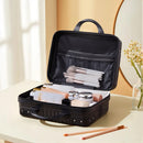 Livingandhome Portable Hard Shell Handheld Makeup Travel Case