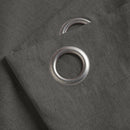 Linen Look Ring Top Blackout Curtains