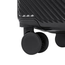 Livingandhome 20 Inch Front Opening Suitcase with TSA Lock and USB Charging Port