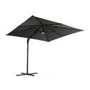 Garden Sanctuary Square Cantilever Parasol With Solar-Powered LED Lights