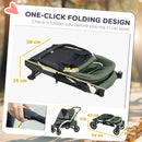 PawHut Easy Folding Pet Stroller for Large Dogs