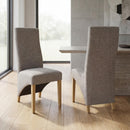 Baxter Weave Mocha Dining Chair Pair