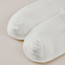 Modishion 6 Pairs White Cotton Crew Socks