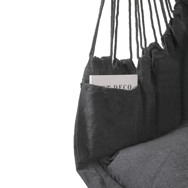 Breeins Garden Hanging Canvas Hammock Swing Chair