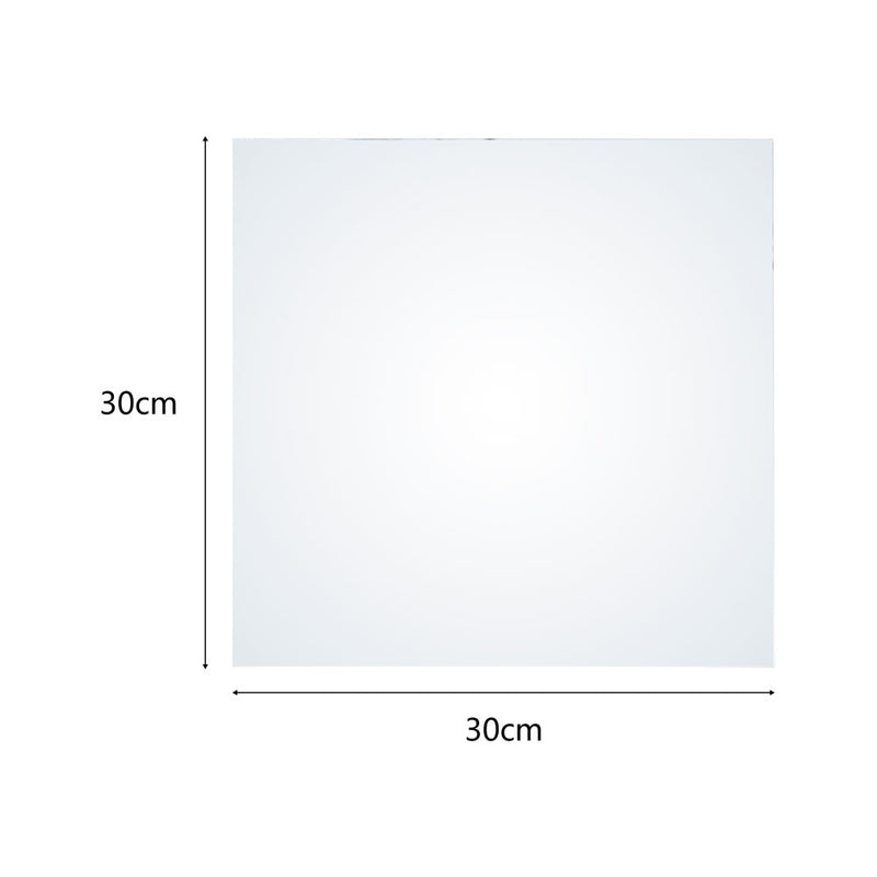 Livingandhome 3pcs Acrylic Adhesive Wall Mirror Tiles
