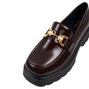 Slip-On PU Leather Horsebit Loafer