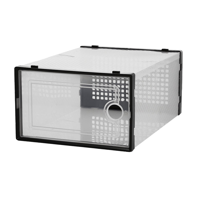 Livingandhome Foldable Stackable Shoe Storage Containers