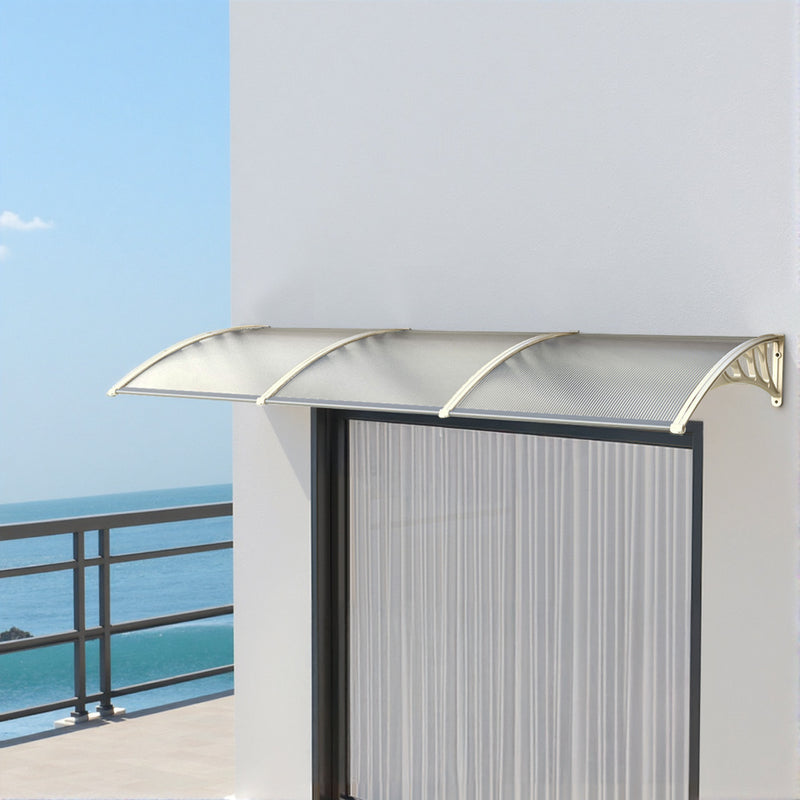 Garden Sanctuary Window Door Awning Canopy with Brackets