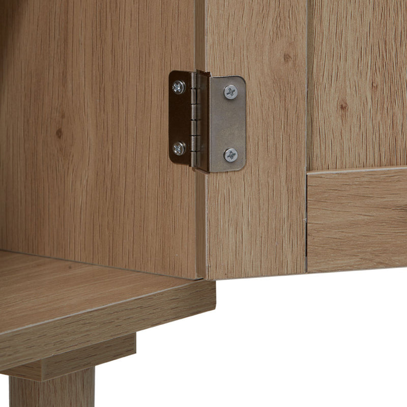 LivingandhomeDirect Rattan Sideboard with Double Doors