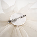 Beige-white Vintage Fashion Fascinator