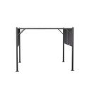 Outdoor Retractable Steel Pergola with Canopy