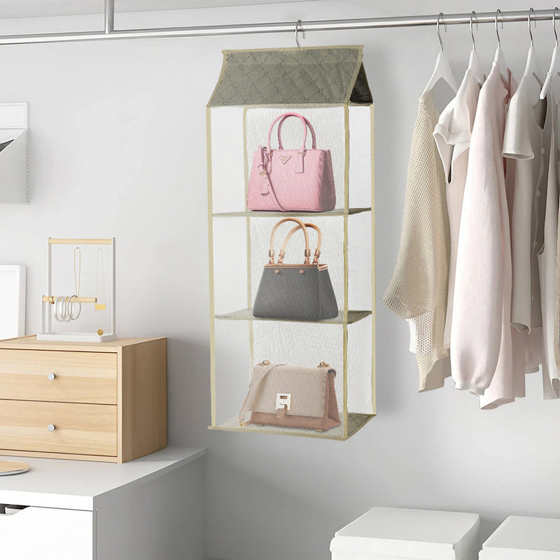 Lifeideas Hanging Handbag Purse Storage Organizer