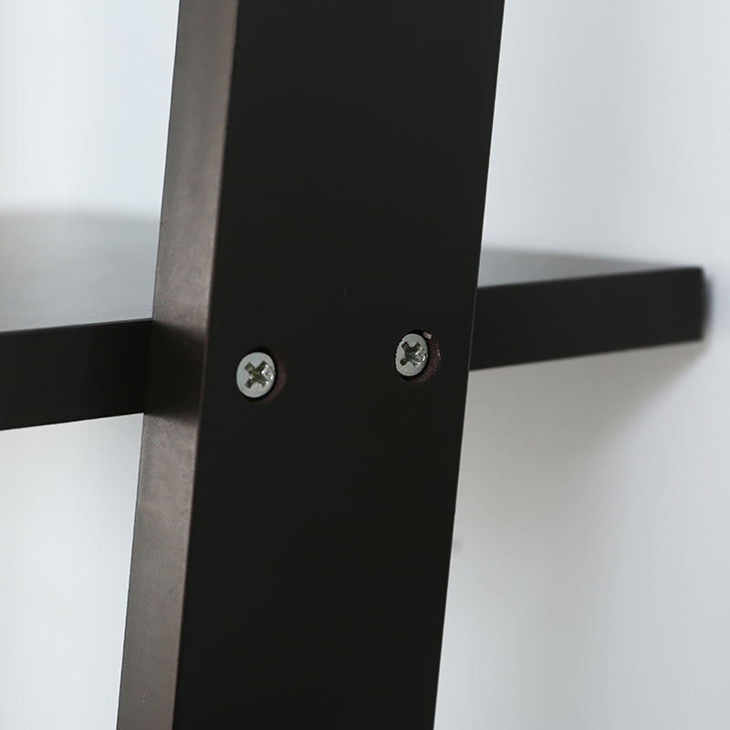 Cottonfy UK Slim Wooden Ladder Wall Shelf