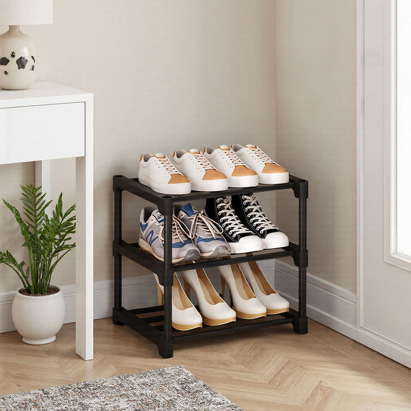 Lifeideas Stackable 3-Level Shoe Organiser