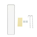 Livingandhome Full Length Mirror with Rounded Corners Door Hanging