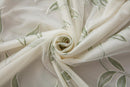 Kingleaf Embroidered Tulle Voile Ring Top Curtains