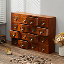 Lifeideas Retro Wooden Drawer Organzier Box