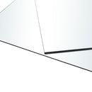 Livingandhome 4pcs Acrylic Adhesive Wall Mirror Tiles