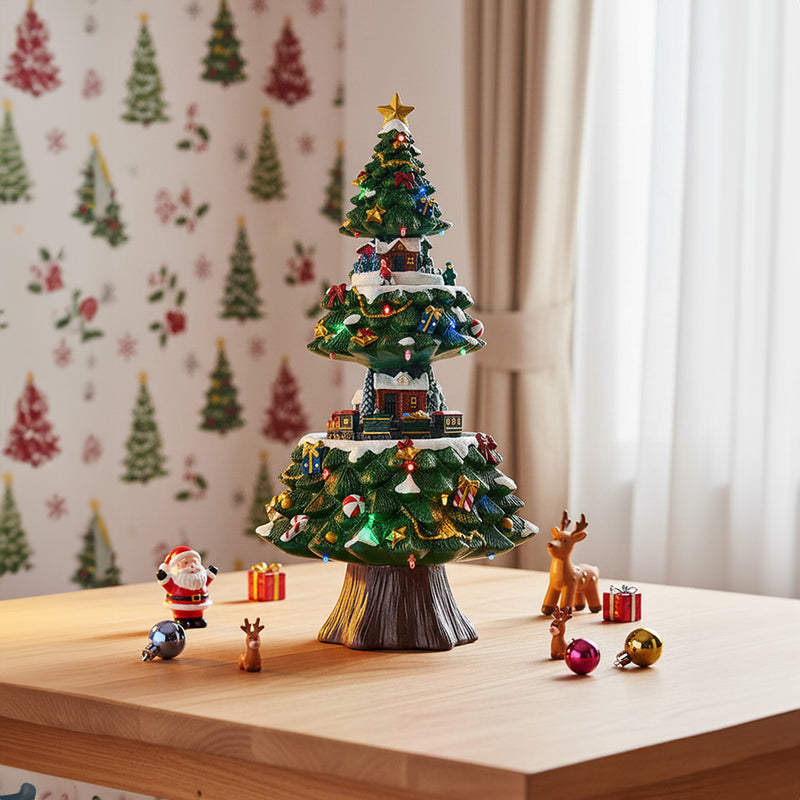 Lifeideas Christmas Carousel Music Box