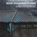 Outsunny 2 X 3.5 M Hardtop Gazebo With Galvanised Steel Roof And Sides