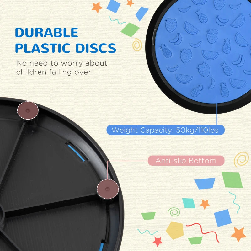 HOMCOM Sensory Balance Step Discs for Kids