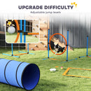 PawHut Dog Agility Training Equipment, 8PCS Agility Training Set For Garden