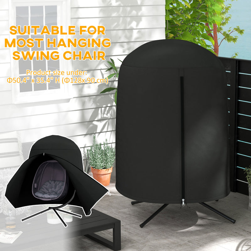 Outsunny Hanging Egg Chair Cover Garden Swing Chair Cover Waterproof