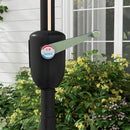 Outsunny Solar Patio Garden Parasol With Lights For Outdoor Grey