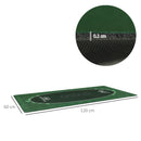 SPORTNOW 120 X 60 Cm Poker Mat 6 Player Water-Resistant, Green