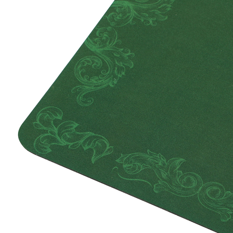 SPORTNOW 120 X 60 Cm Poker Mat 6 Player Water-Resistant, Green