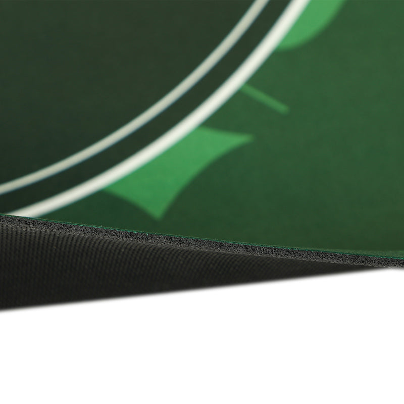 SPORTNOW 120 X 60 Cm Poker Mat 6 Player Water-Resistant, Green