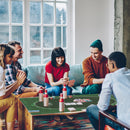 SPORTNOW 120 X 60 Cm Poker Mat 6 Player Water-Resistant, Green