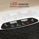 SPORTNOW Vibration Plate with Adjustable Handle, Auto or Manual Speeds