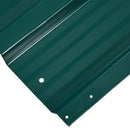 Outsunny Pack of 12 Metal Roofing Sheets for Greenhouse and Shed, Green