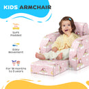 AIYAPLAY Kids Armchair, Foldable Toddler Chair For Bedroom