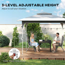 Outsunny 3.5 X 3.5 M Pop Up Gazebo, UPF50+ One-Touch Party Tent, Dark Grey