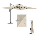 Outsunny 3.7 X 2.7 M Cantilever Parasol W/ 360° Rotation