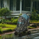 PawHut Pet Stroller for XS and S Dogs w/ Rain Cover