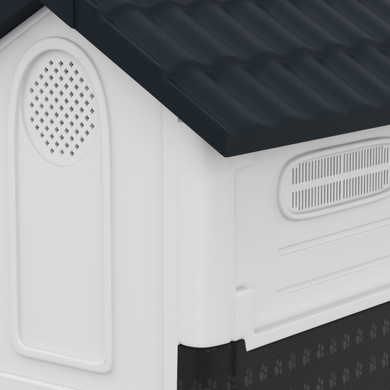PawHut Dog Kennel For Outside, Grey