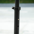 HOMCOM Folding Electric Scooter with Rear Wheel Brake, Red