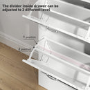 HOMCOM Shoe Cabinet w/ 4 Drawers Shoe Storage Organiser for 18 Pairs Black