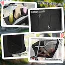 PawHut Pet Stroller Carrier Foldable Deluxe Walk Travel Dog, Black