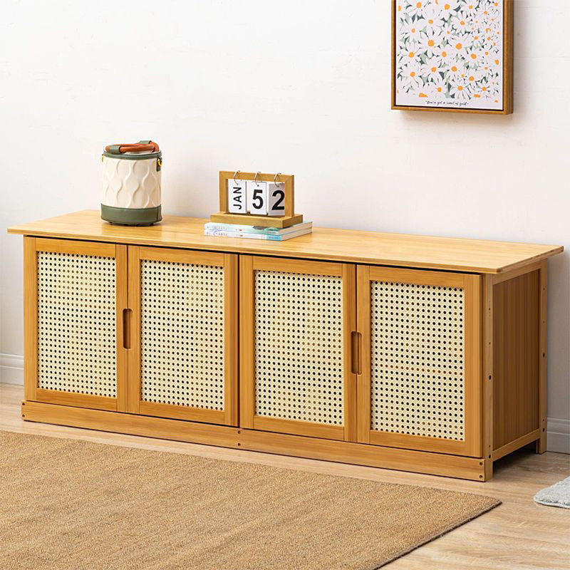 Livingandhome Wooden Entryway Storage Shoe Cabinet Shoe Bench