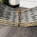 Samuel Alexander KD Willow Christmas Tree Skirt Wicker Rattan- Large Natural