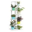 Breeins Rustic Wooden Multi-Tiered Potted Plant Stand