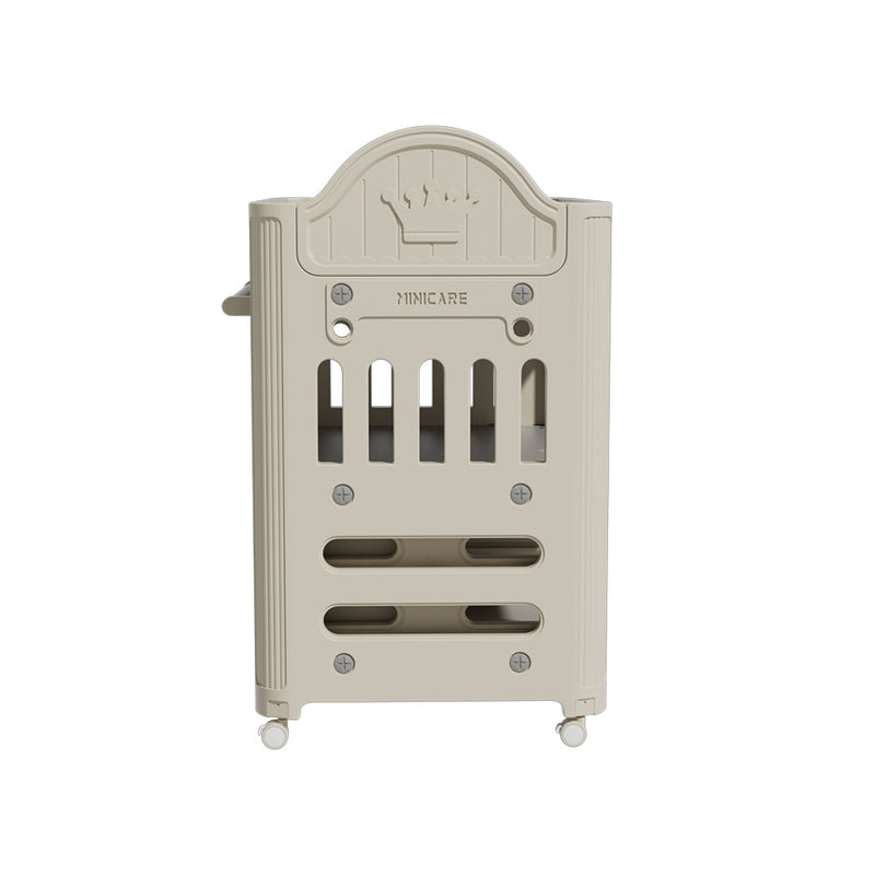 Kidkid Mobile Baby Changing Table with 4 Drawers and Storage Shelf