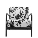 Livingandhome Velvet Upholstered Armchair