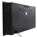 Recessed/Wall Mounted Electric Fireplace Adjustable Flame with Remote