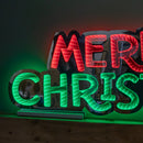 1m Light up Merry Christmas Infinity Light Decoration with Red and Green LEDs